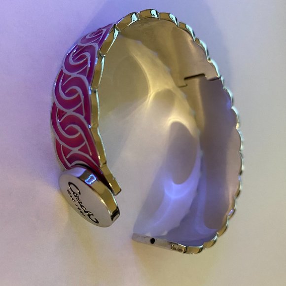 Coach Pink  Hinge Bracelet - Picture 3 of 4